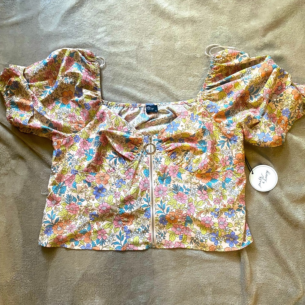 NWT Floral Blouse